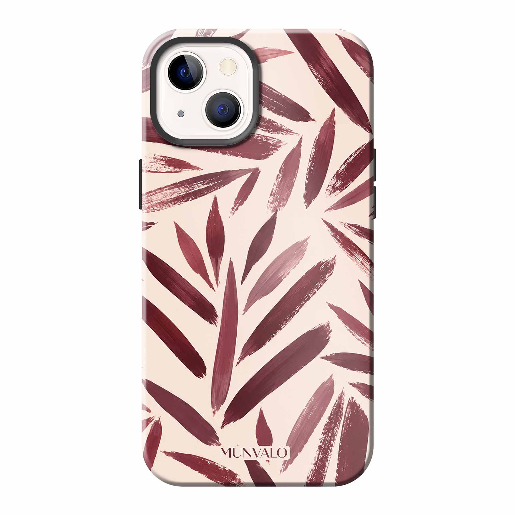 Burgundy Fronds