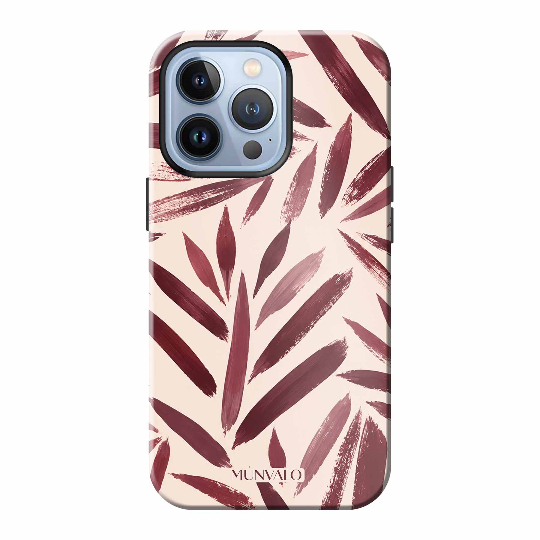 Burgundy Fronds