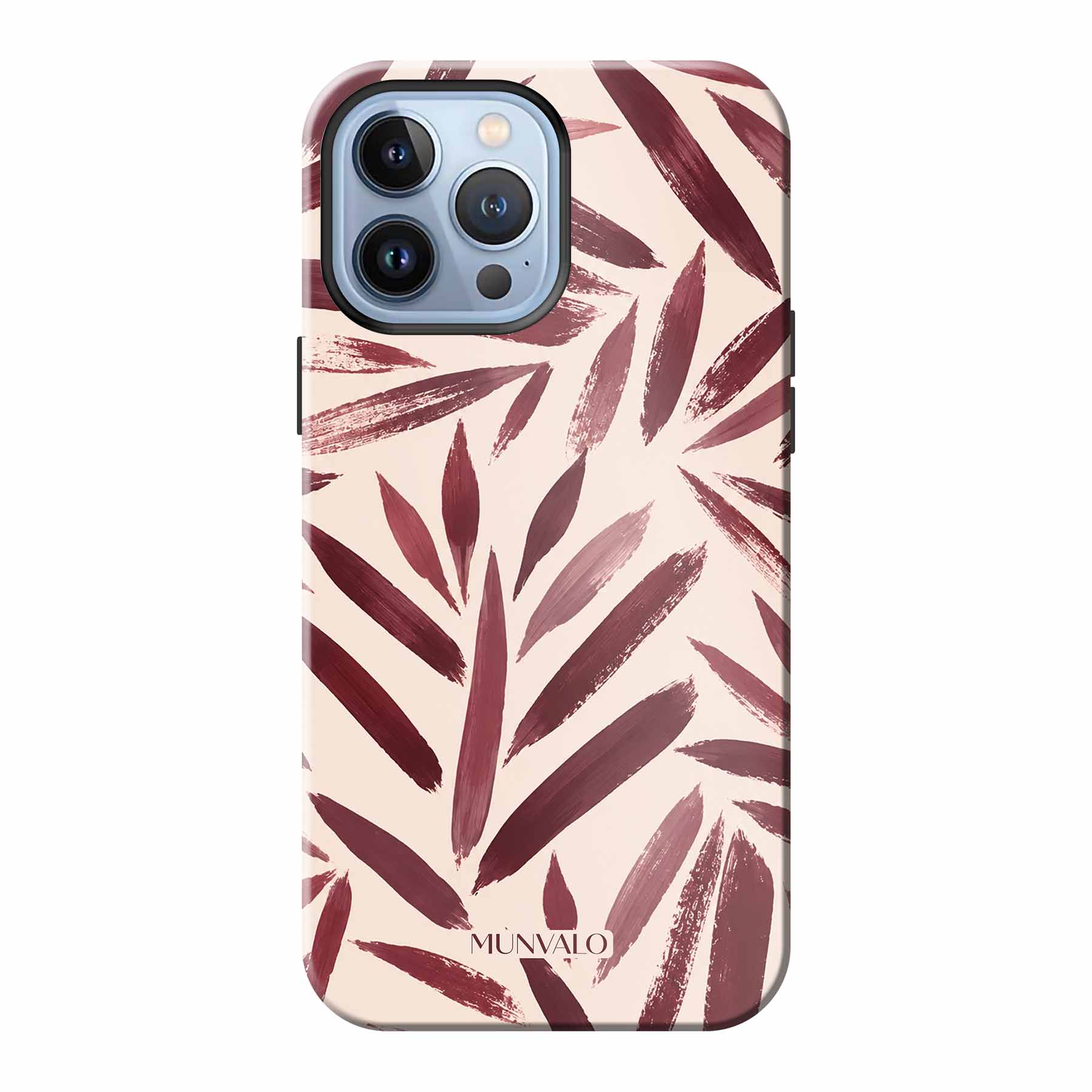 Burgundy Fronds