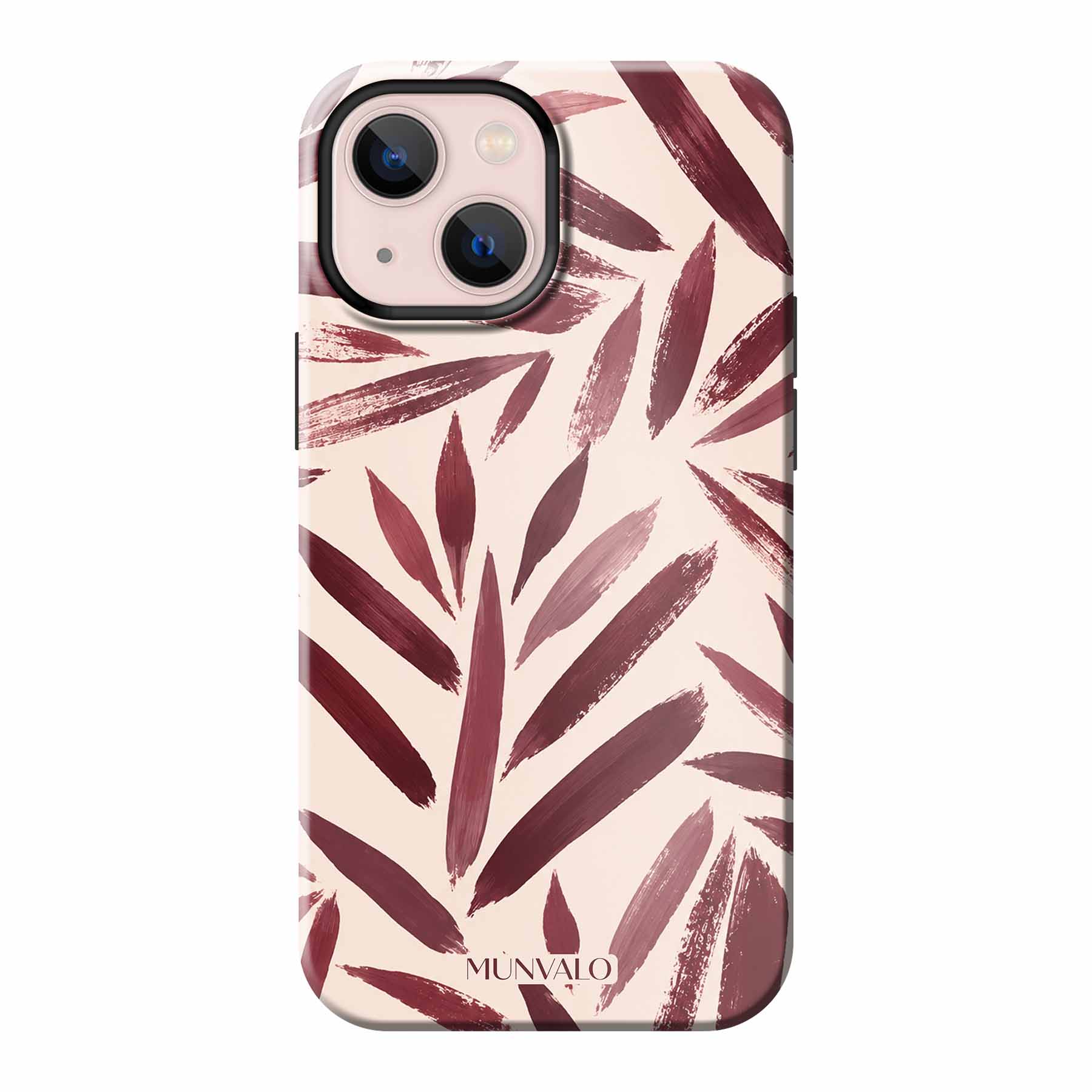 Burgundy Fronds