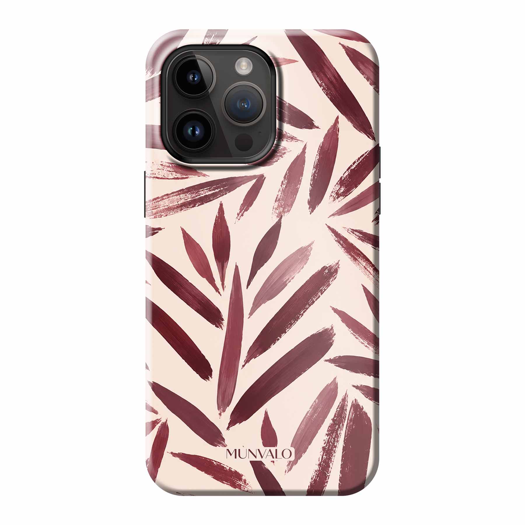 Burgundy Fronds