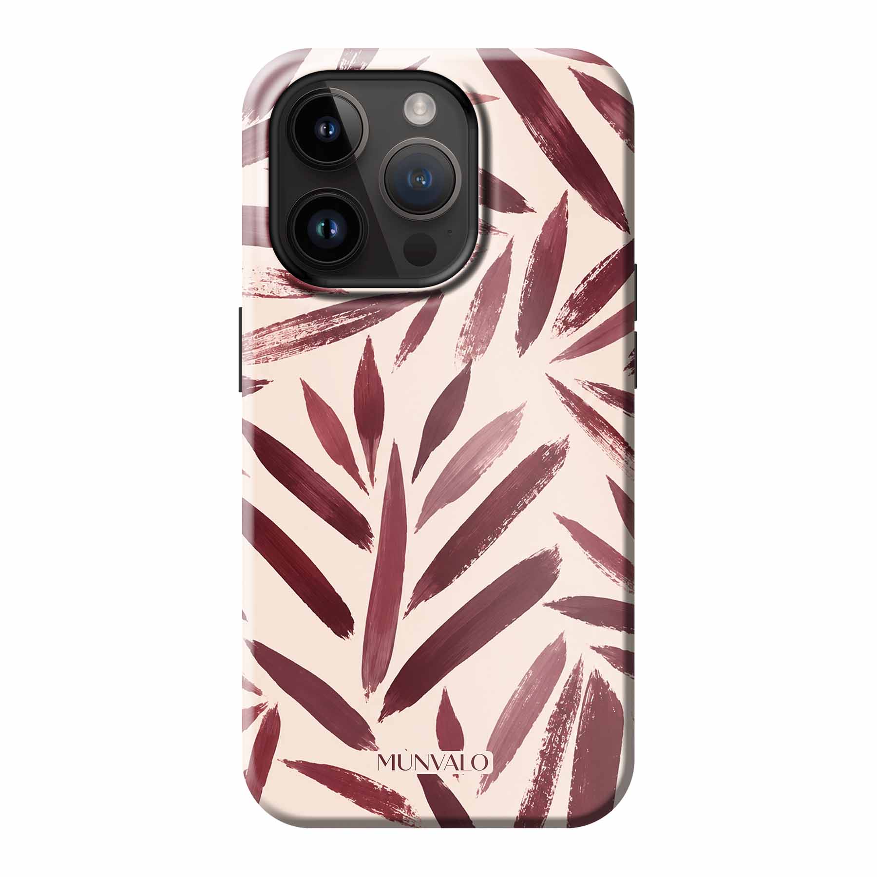 Burgundy Fronds