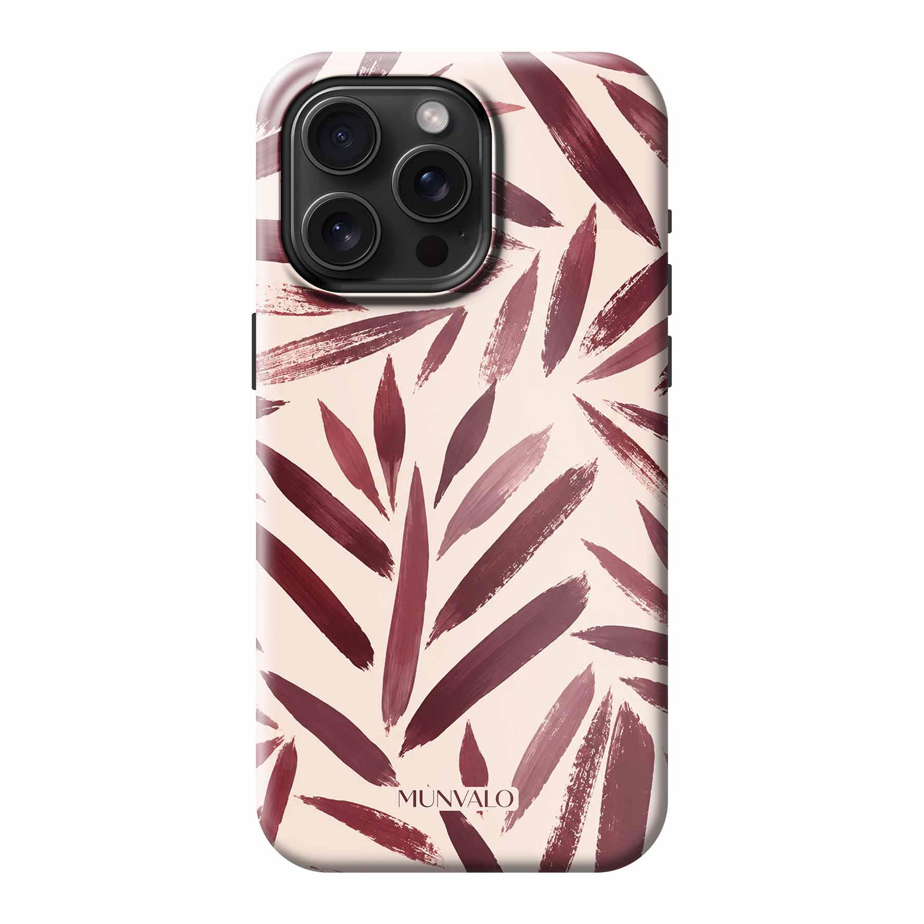 Burgundy Fronds