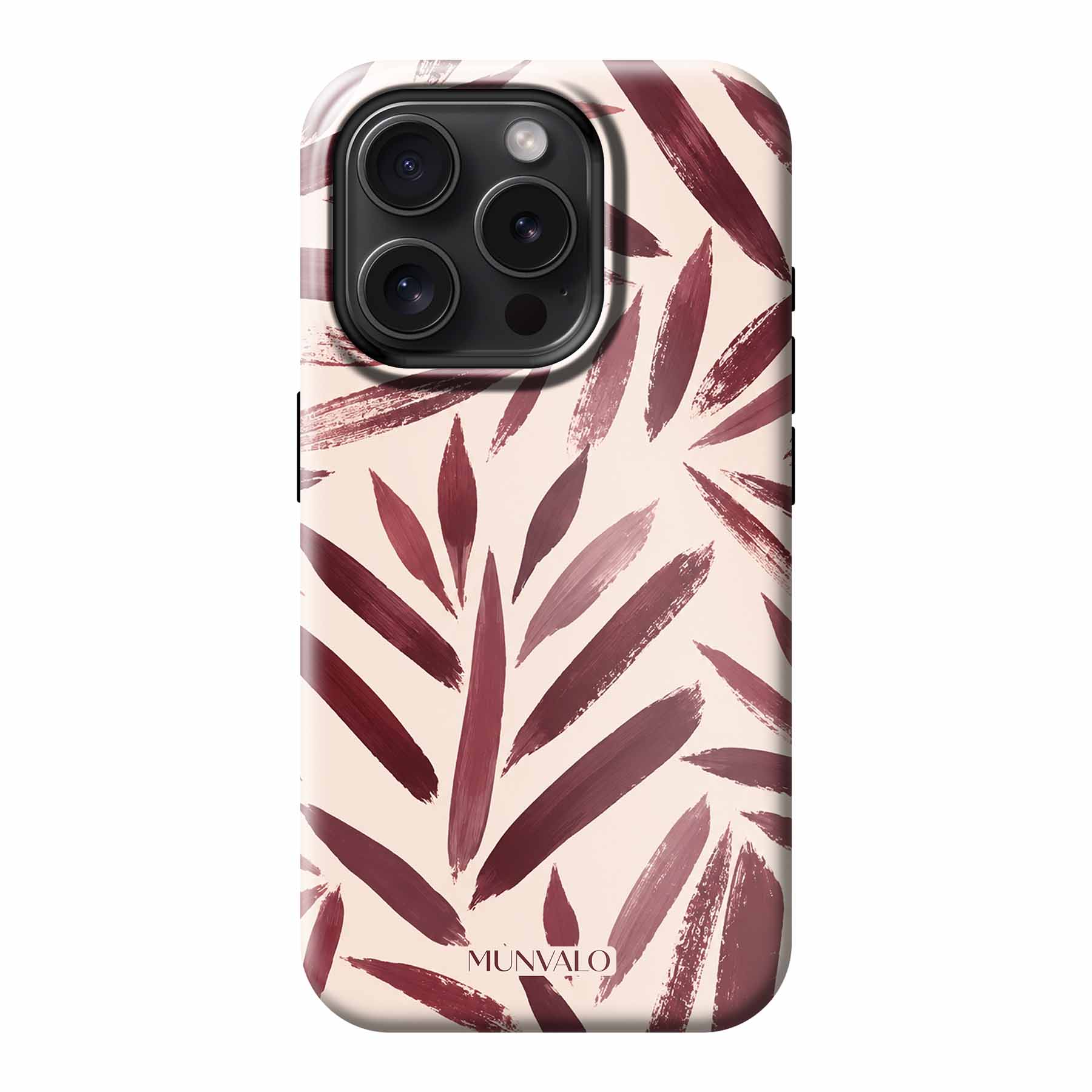 Burgundy Fronds
