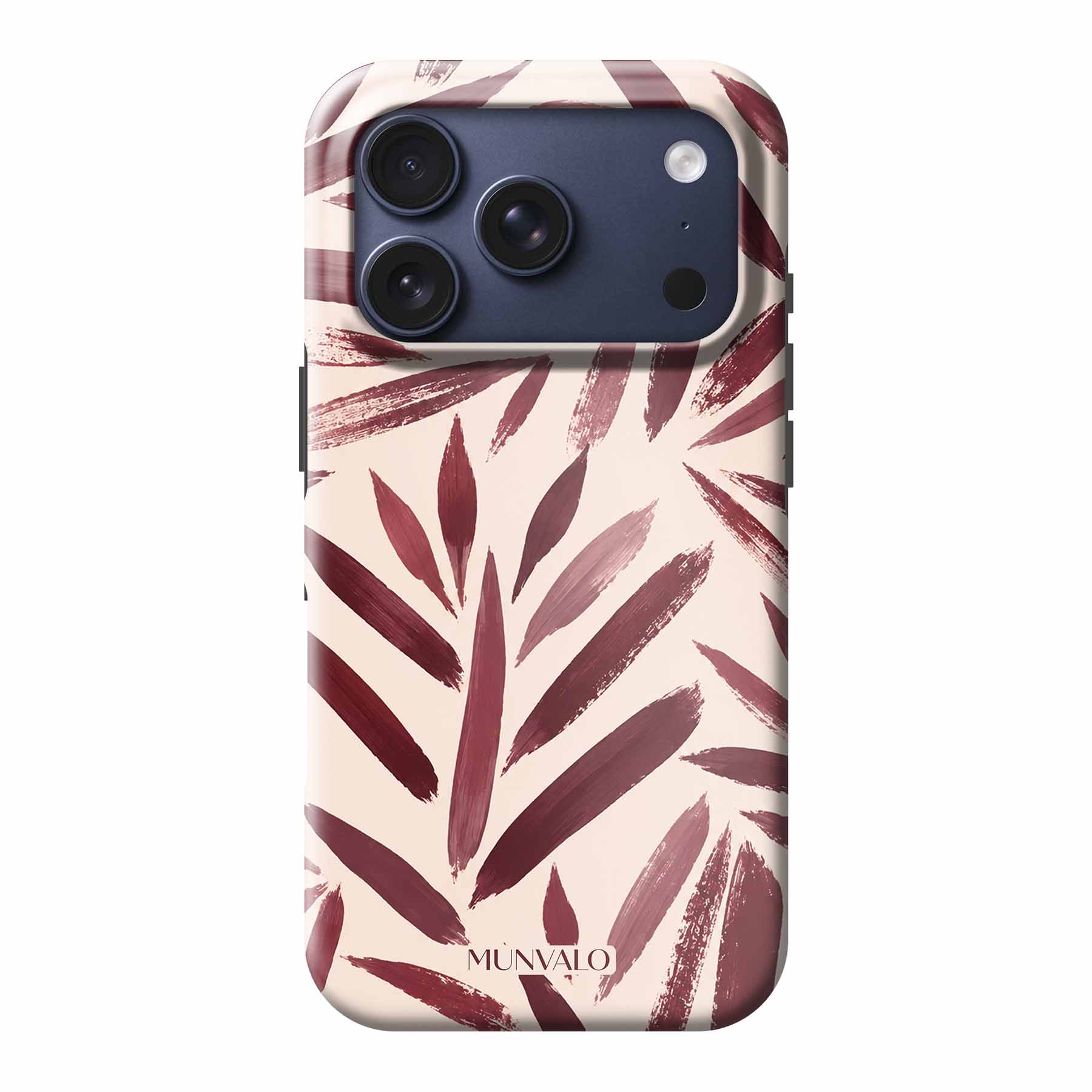 Burgundy Fronds