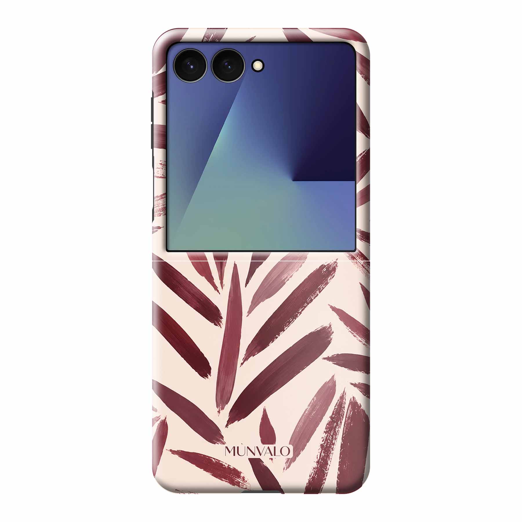 Burgundy Fronds